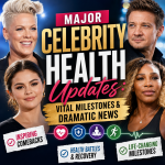 Illustration of Major Celebrity Health Updates: Vital Milestones & Dramatic News