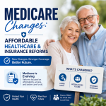Illustration of Medicare Changes: Affordable Healthcare & Insurance Reforms
