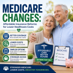 Illustration of Medicare Changes: Affordable Insurance Reforms for Lower Healthcare Costs