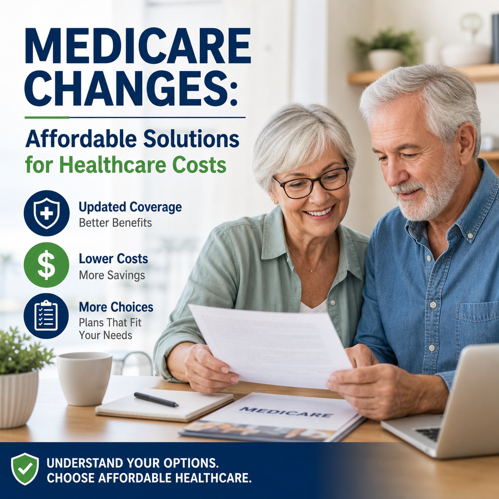 Illustration of Medicare Changes: Affordable Solutions for Healthcare Costs