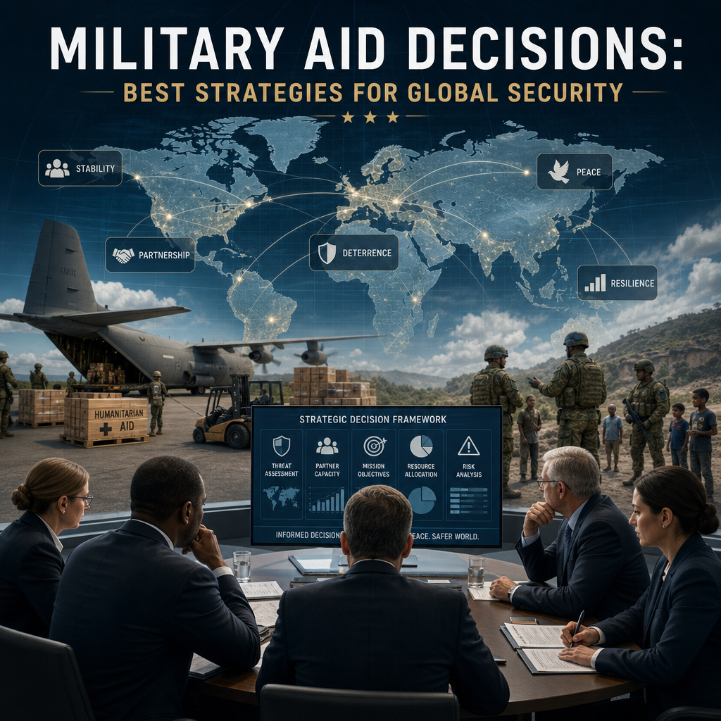 Additional Illustration of Military Aid Decisions: Best Strategies for Global Security