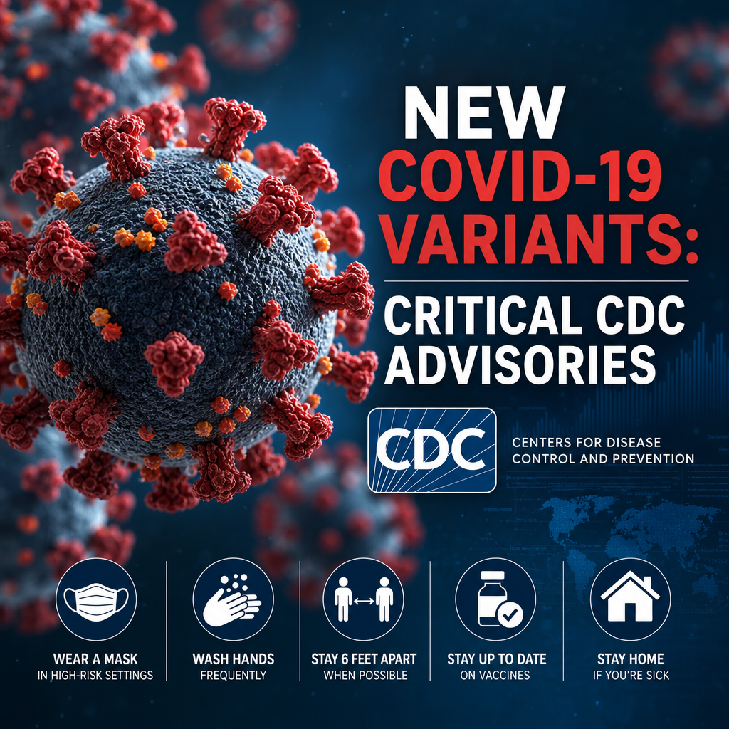 Illustration of New COVID-19 Variants: Critical CDC Advisories