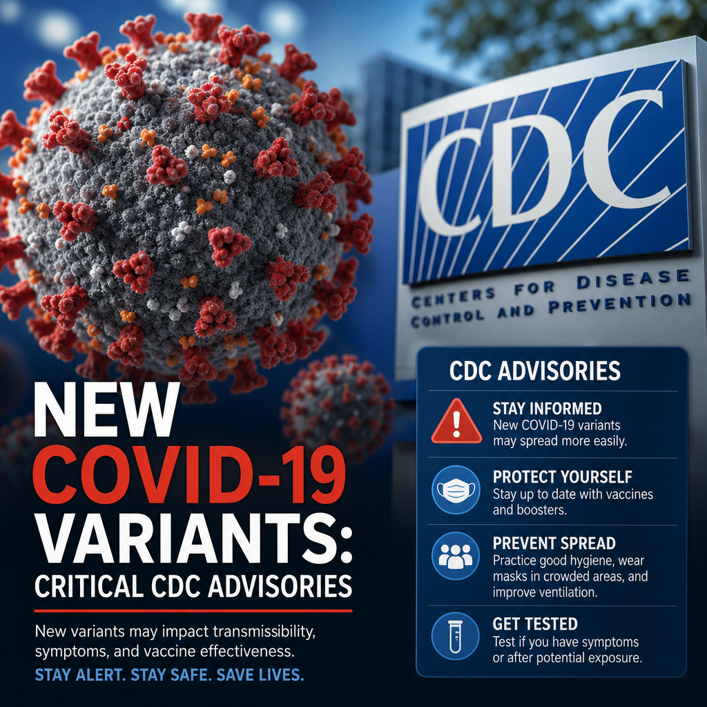 Additional Illustration of New COVID-19 Variants: Critical CDC Advisories