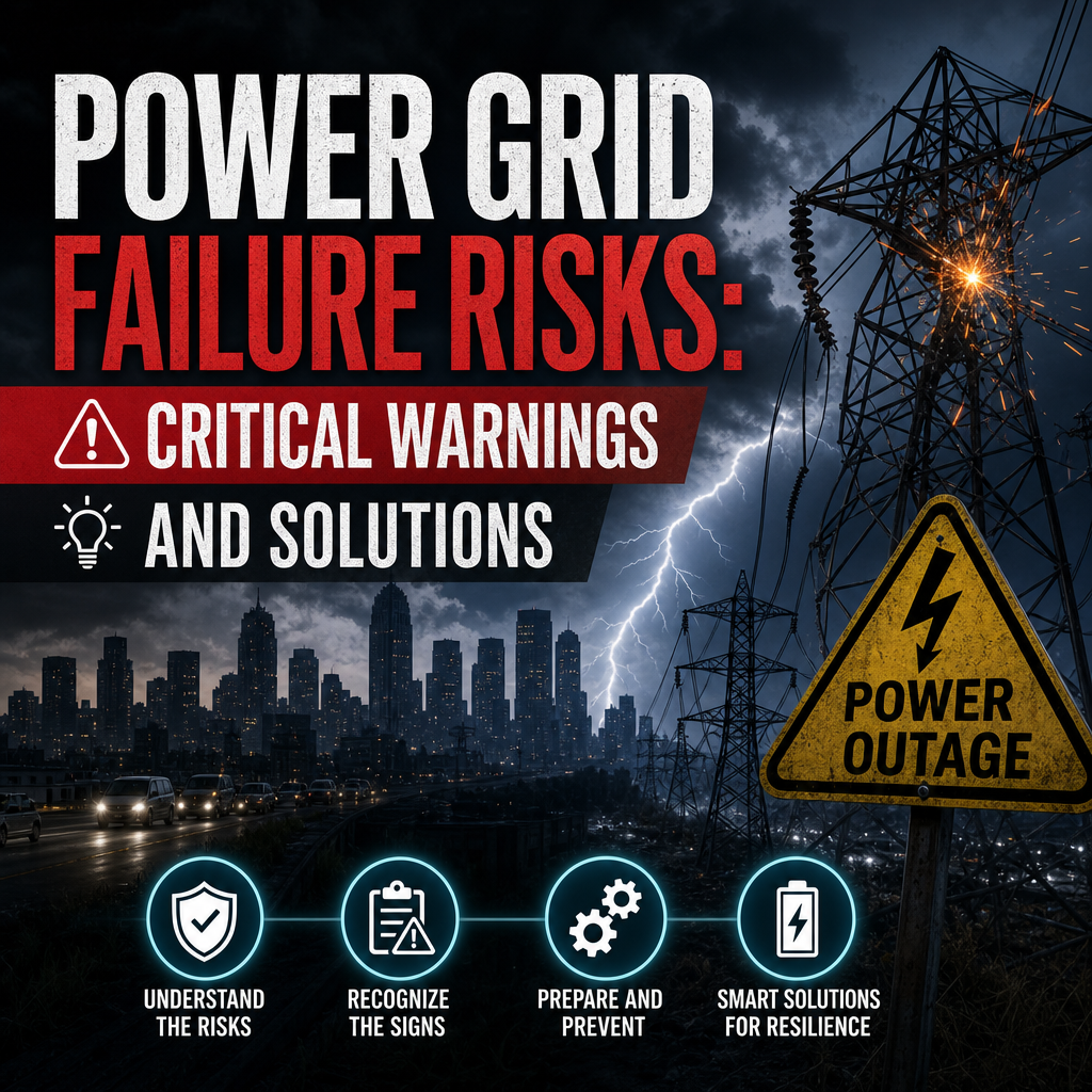 Illustration of Power Grid Failure Risks: Critical Warnings and Solutions