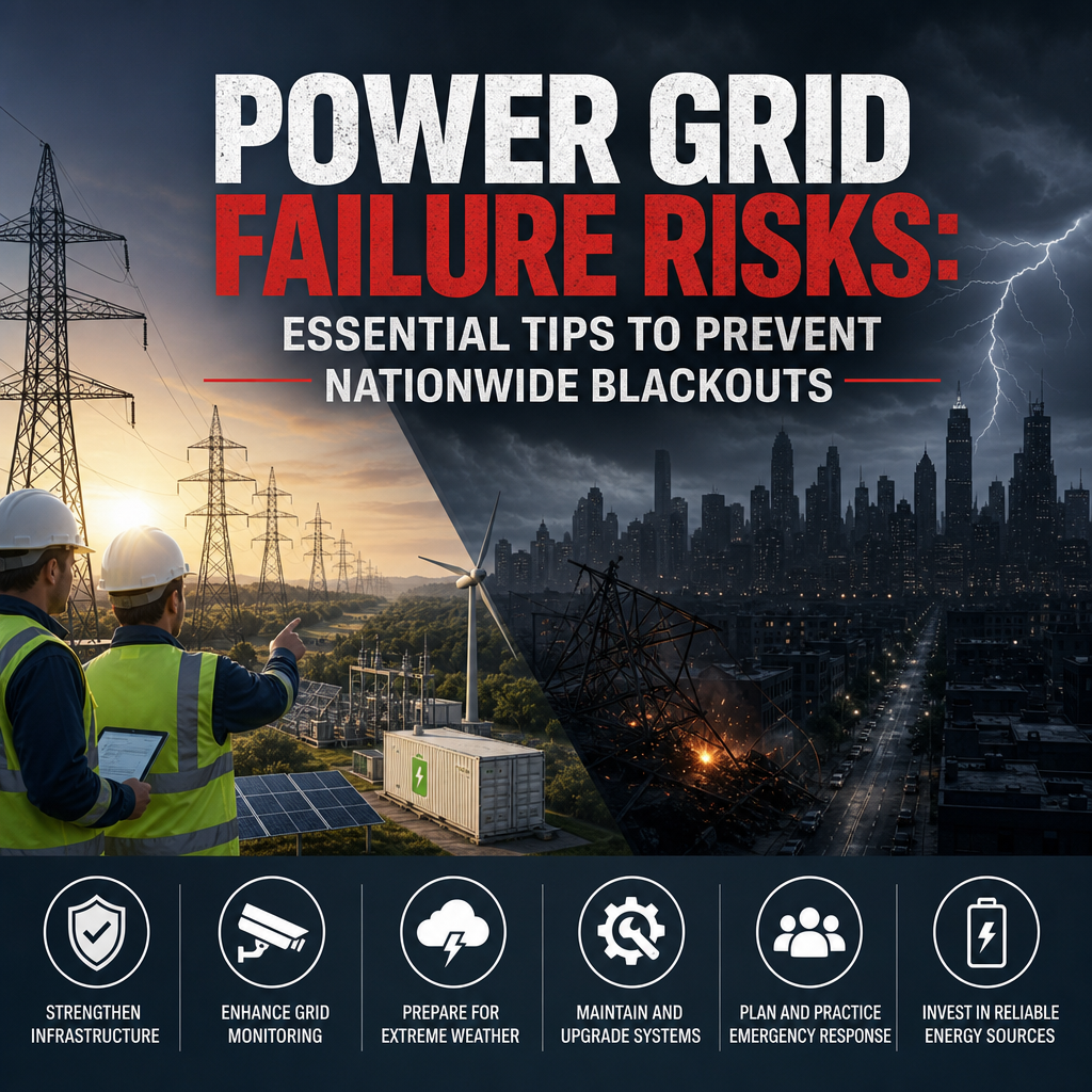 Additional Illustration of Power Grid Failure Risks: Essential Tips to Prevent Nationwide Blackouts