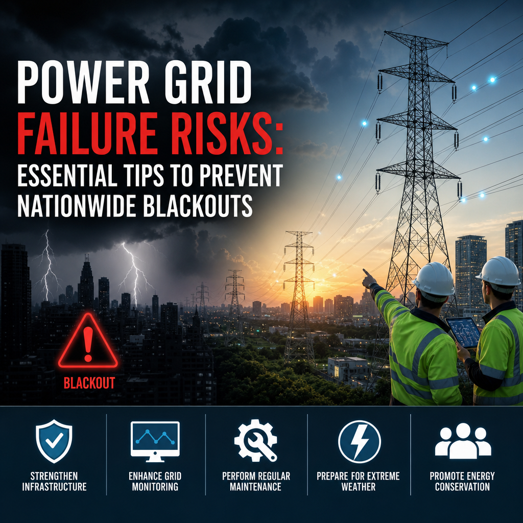 Additional Illustration of Power Grid Failure Risks: Essential Tips to Prevent Nationwide Blackouts
