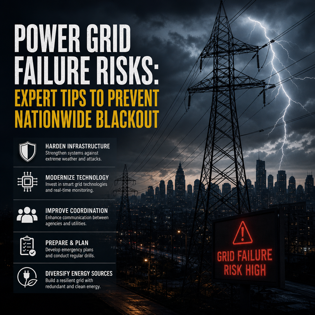 Additional Illustration of Power Grid Failure Risks: Expert Tips to Prevent Nationwide Blackout
