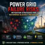 Illustration of Power Grid Failure Risks: Mitigation Strategies for Nationwide Blackout Prevention