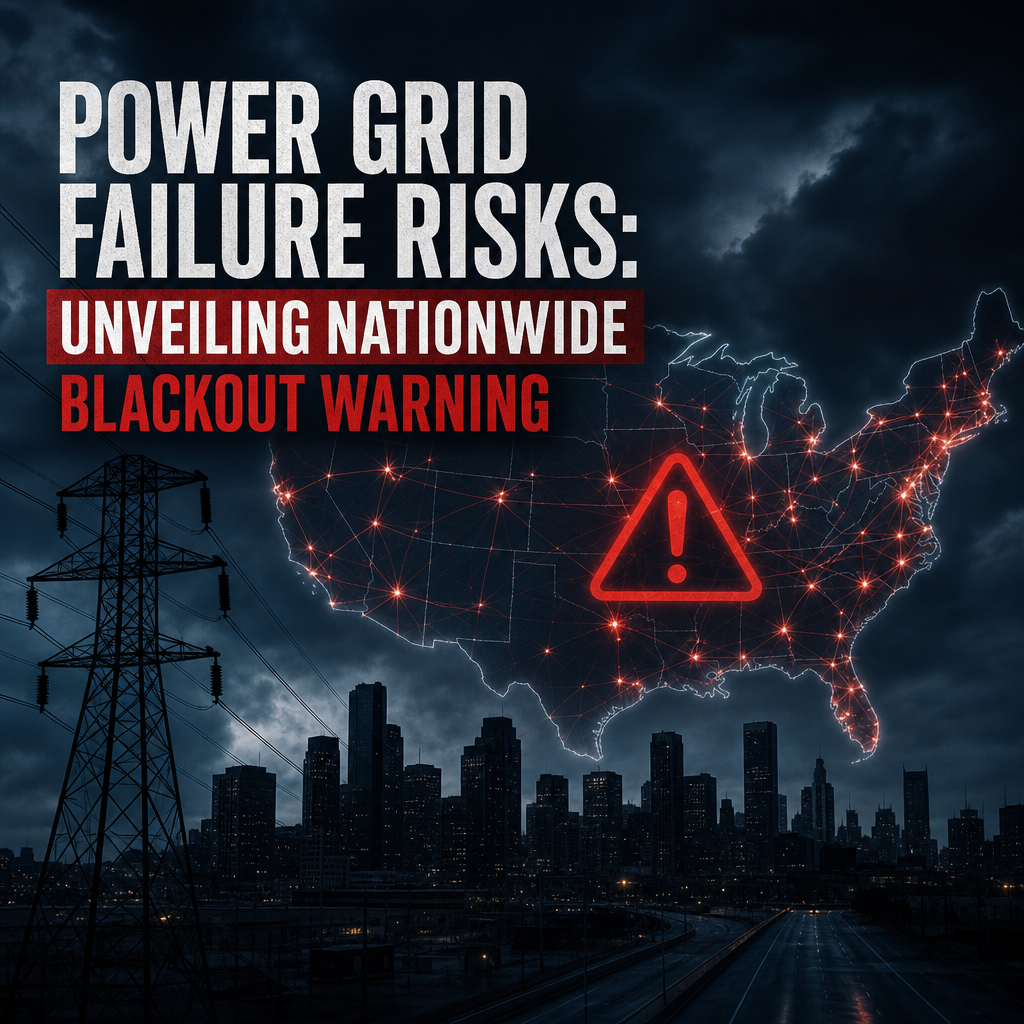 Illustration of Power Grid Failure Risks: Unveiling Nationwide Blackout Warning