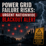 Illustration of Power Grid Failure Risks: Urgent Nationwide Blackout Alert