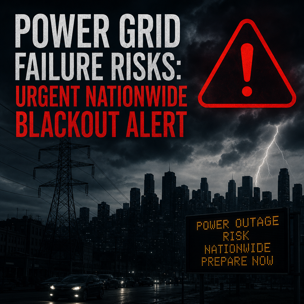 Additional Illustration of Power Grid Failure Risks: Urgent Nationwide Blackout Alert