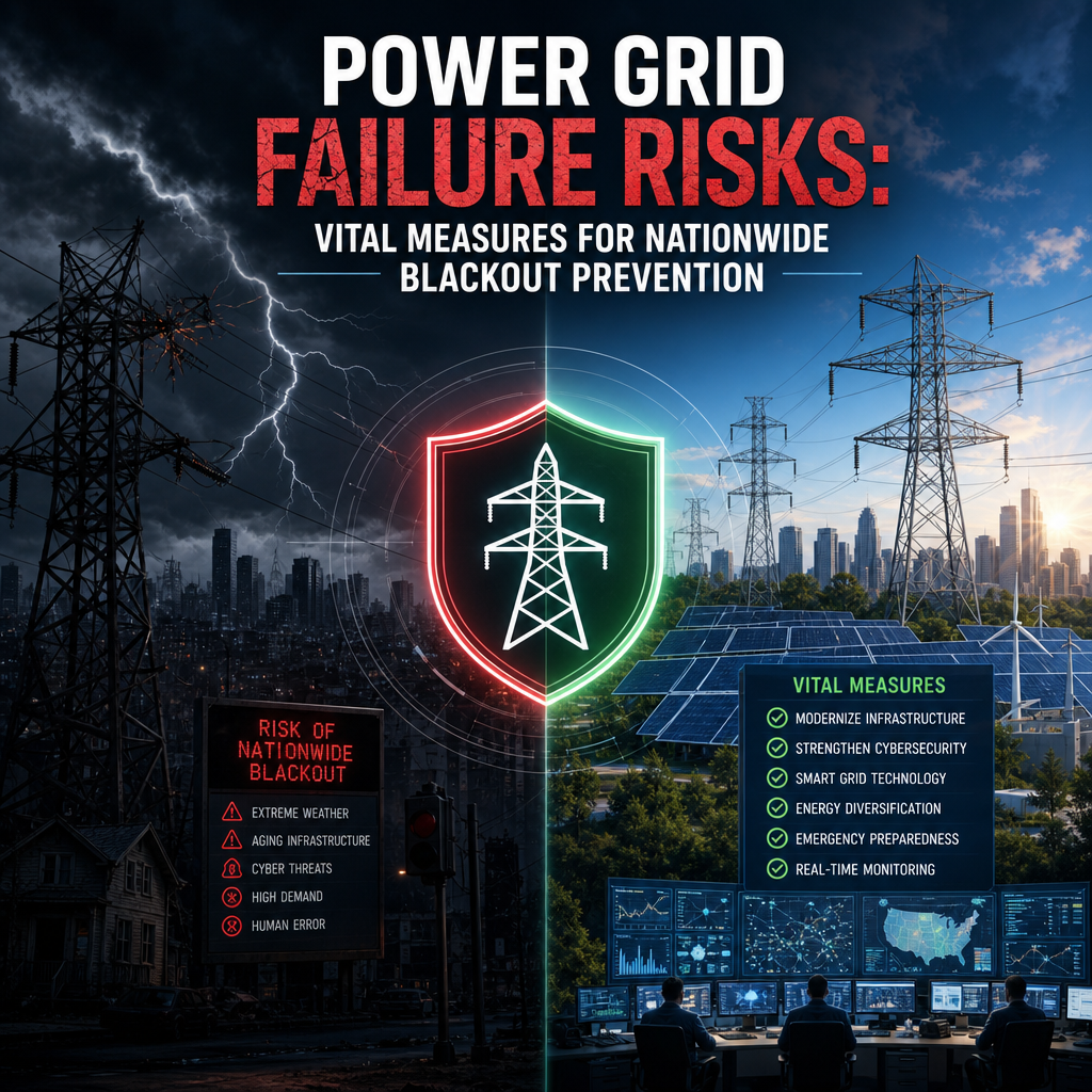 Additional Illustration of Power Grid Failure Risks: Vital Measures for Nationwide Blackout Prevention