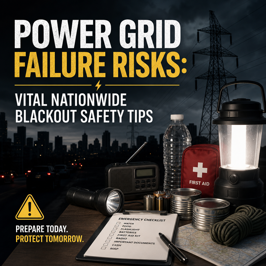 Additional Illustration of Power Grid Failure Risks: Vital Nationwide Blackout Safety Tips