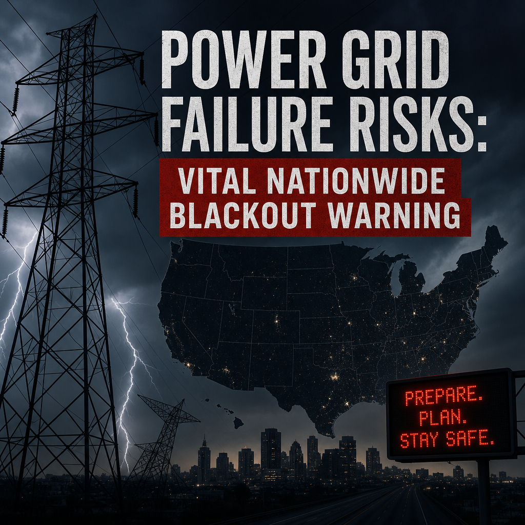 Illustration of Power Grid Failure Risks: Vital Nationwide Blackout Warning