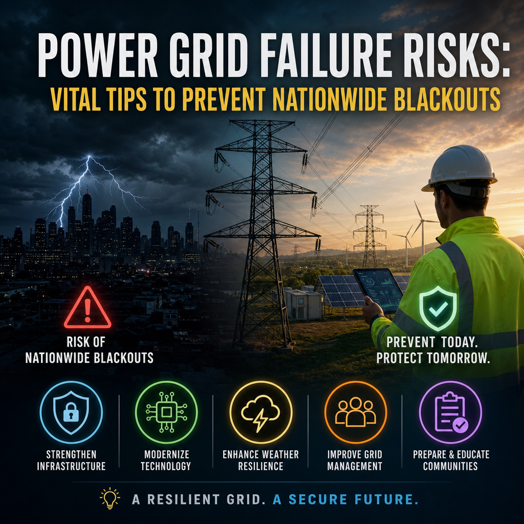 Additional Illustration of Power Grid Failure Risks: Vital Tips to Prevent Nationwide Blackouts