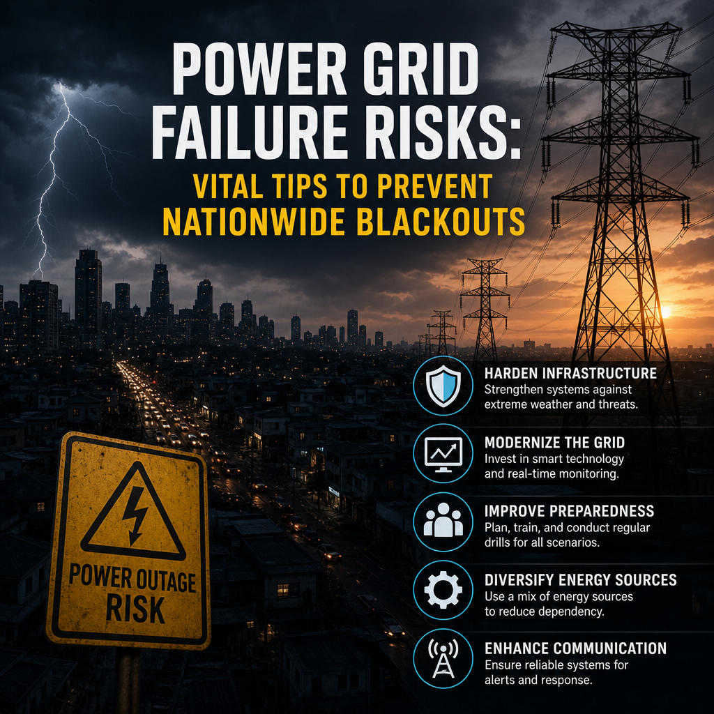 Additional Illustration of Power Grid Failure Risks: Vital Tips to Prevent Nationwide Blackouts