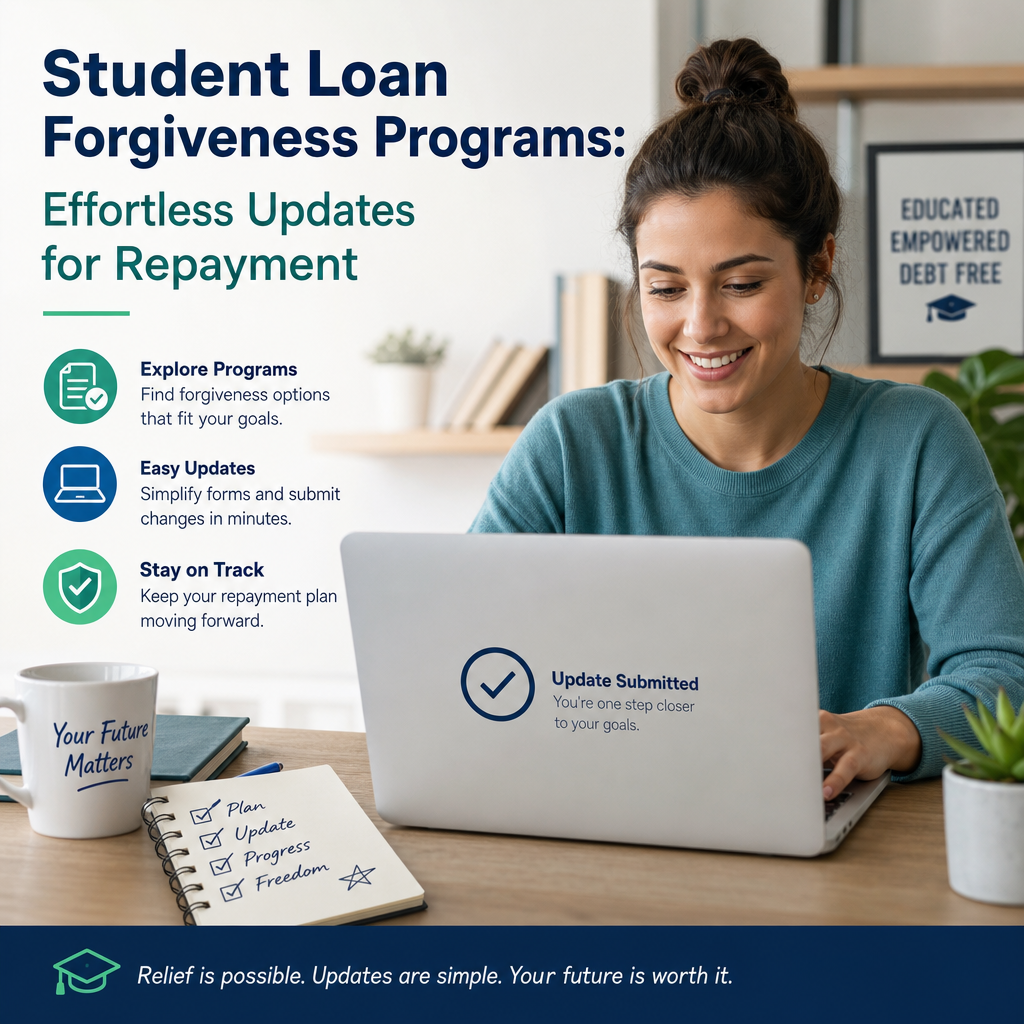 Additional Illustration of Student Loan Forgiveness Programs: Effortless Updates for Repayment