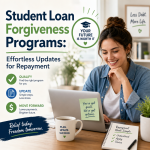 Illustration of Student Loan Forgiveness Programs: Effortless Updates for Repayment