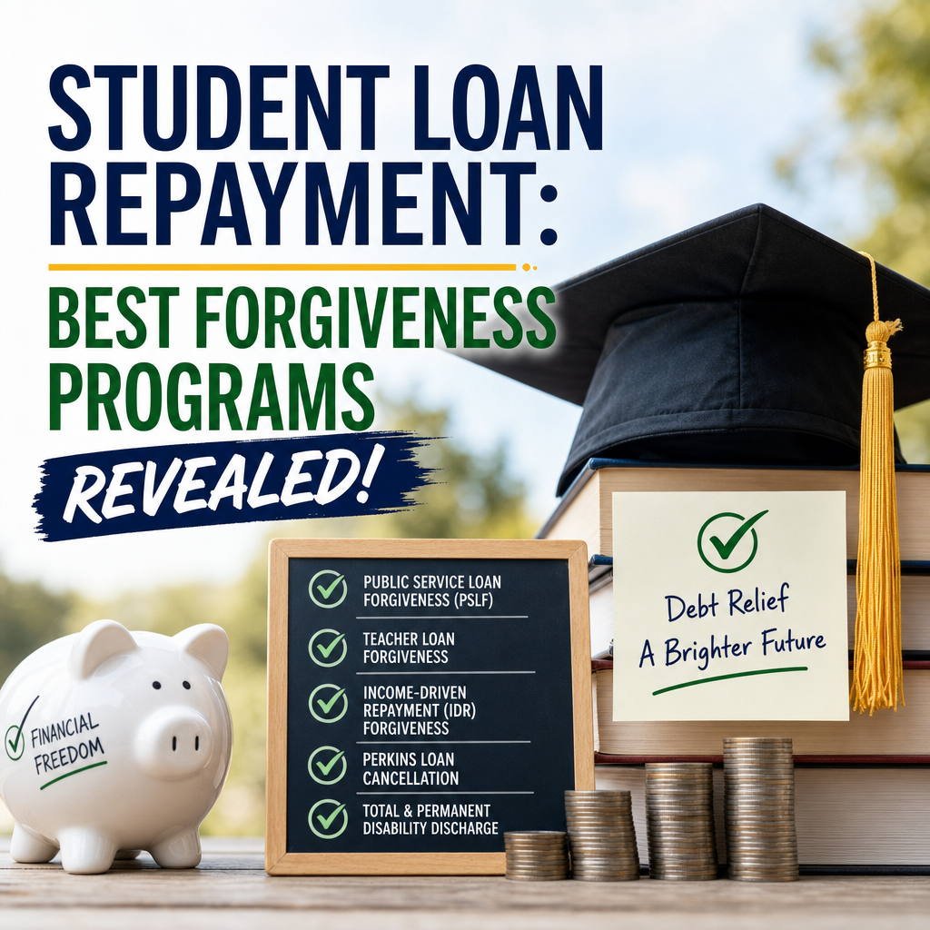 Illustration of Student Loan Repayment: Best Forgiveness Programs Revealed!
