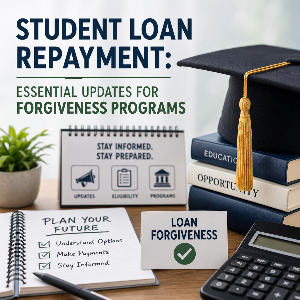 Illustration of Student Loan Repayment: Essential Updates for Forgiveness Programs