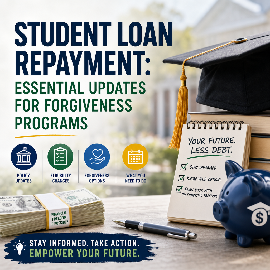 Illustration of Student Loan Repayment: Essential Updates for Forgiveness Programs