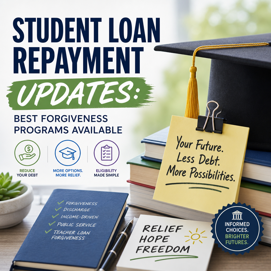 Illustration of Student Loan Repayment Updates: Best Forgiveness Programs Available