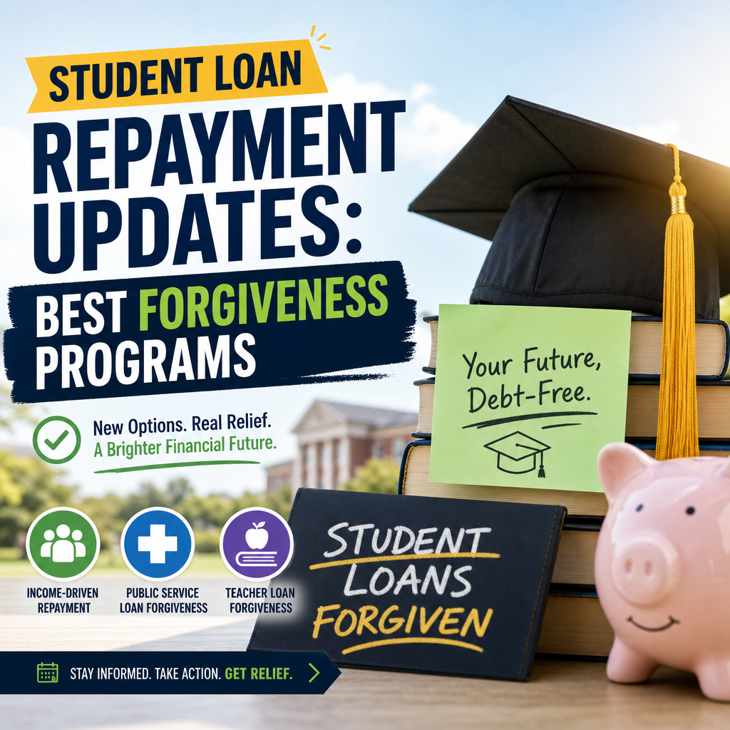 Illustration of Student Loan Repayment Updates: Best Forgiveness Programs