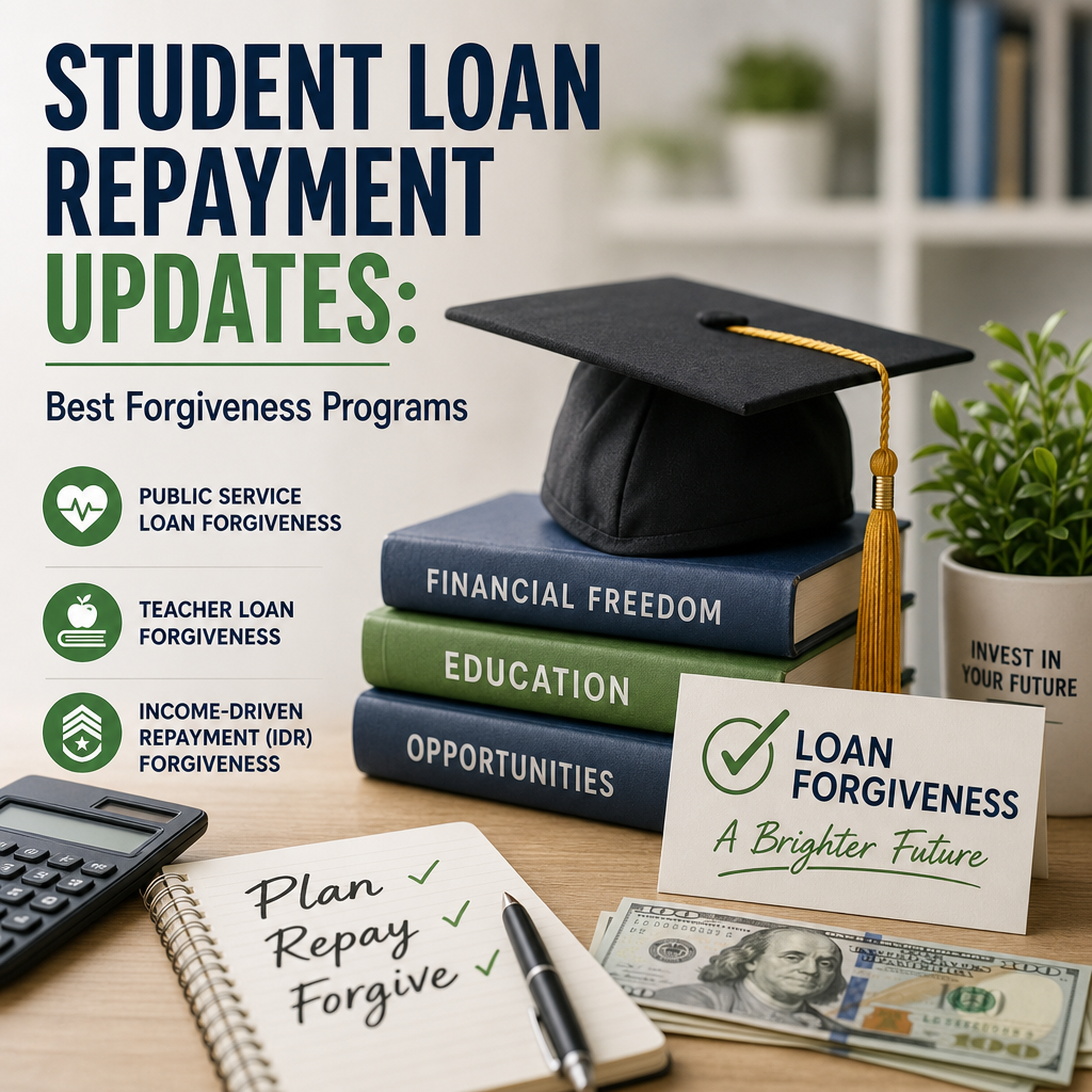 Illustration of Student Loan Repayment Updates: Best Forgiveness Programs