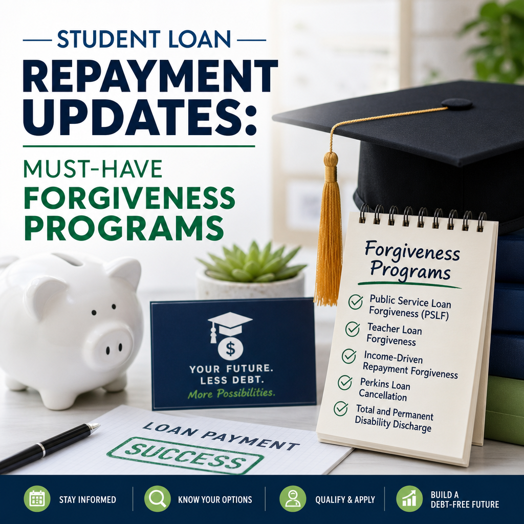 Additional Illustration of Student Loan Repayment Updates: Must-Have Forgiveness Programs