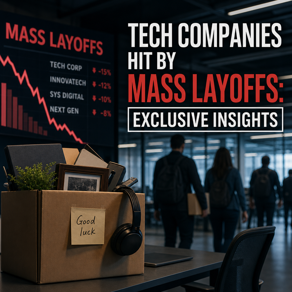 Additional Illustration of Tech Companies Hit by Mass Layoffs: Exclusive Insights