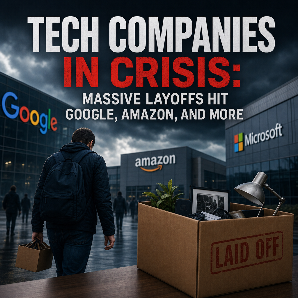 Additional Illustration of Tech Companies In Crisis: Massive Layoffs Hit Google, Amazon, and More
