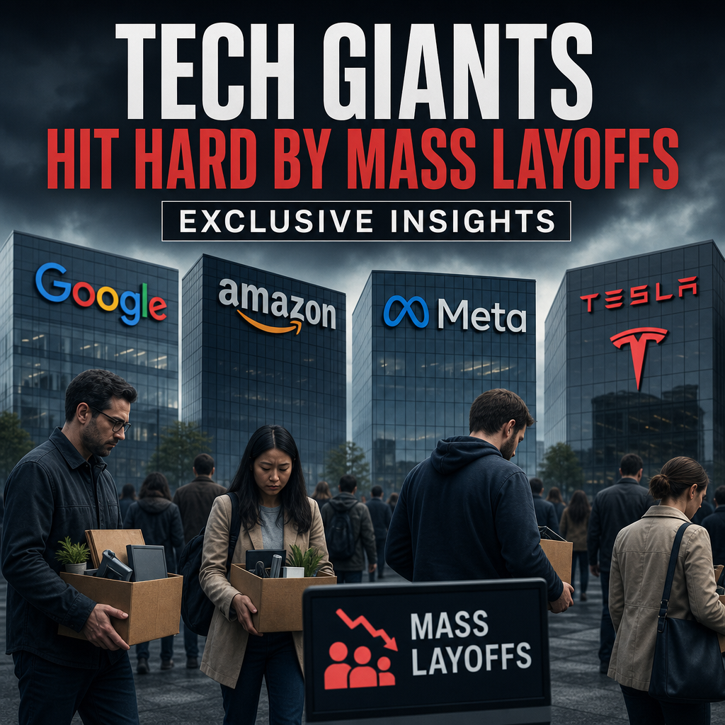 Additional Illustration of Tech Giants Google, Amazon, Meta, Tesla Hit Hard by Mass Layoffs: Exclusive Insights