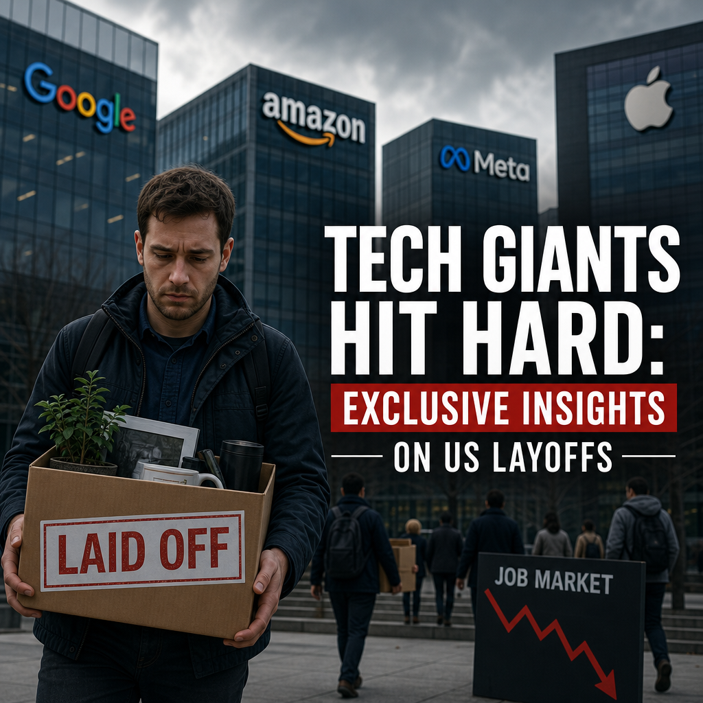 Illustration of Tech Giants Hit Hard: Exclusive Insights on US Layoffs