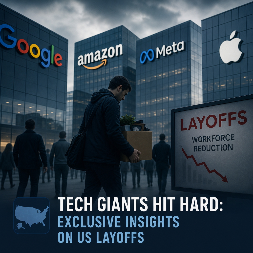 Illustration of Tech Giants Hit Hard: Exclusive Insights on US Layoffs