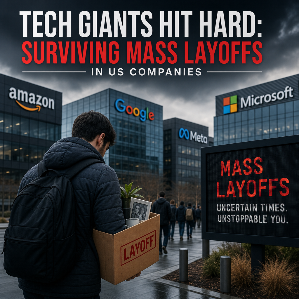 Additional Illustration of Tech Giants Hit Hard: Surviving Mass Layoffs in US Companies
