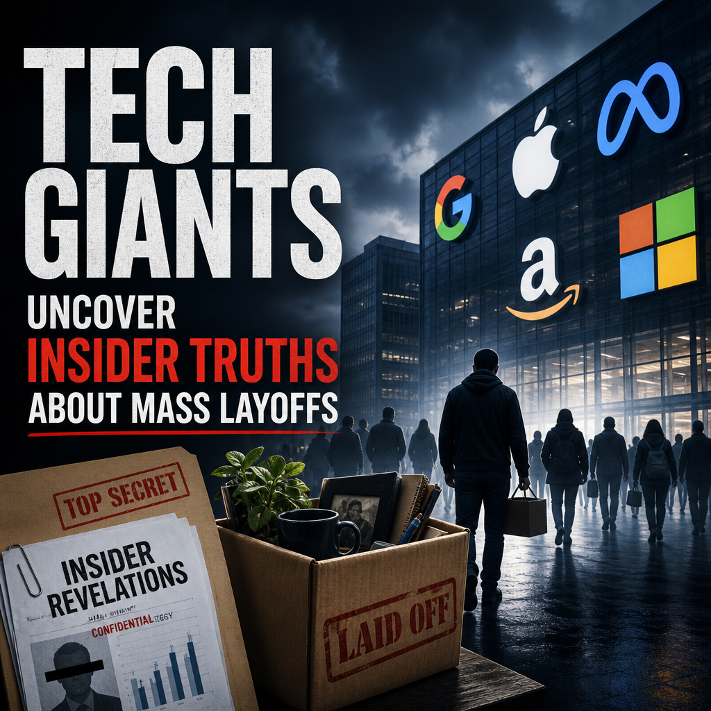 Illustration of Tech Giants: Uncover Insider Truths about Mass Layoffs
