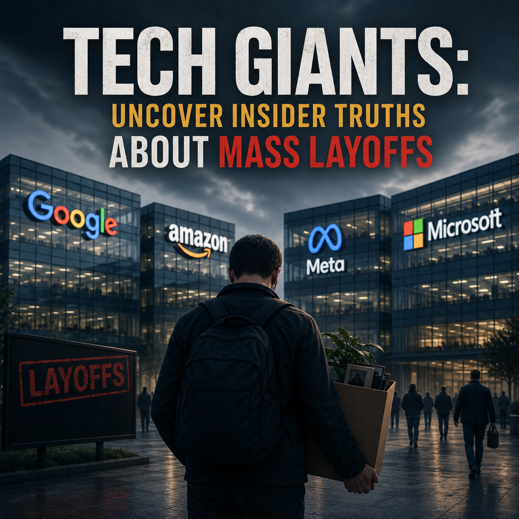 Illustration of Tech Giants: Uncover Insider Truths about Mass Layoffs