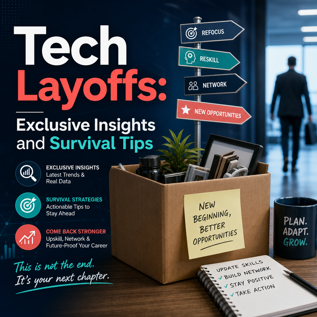 Illustration of Tech Layoffs: Exclusive Insights and Survival Tips