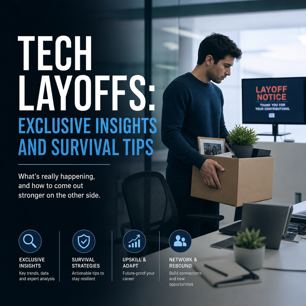 Illustration of Tech Layoffs: Exclusive Insights and Survival Tips