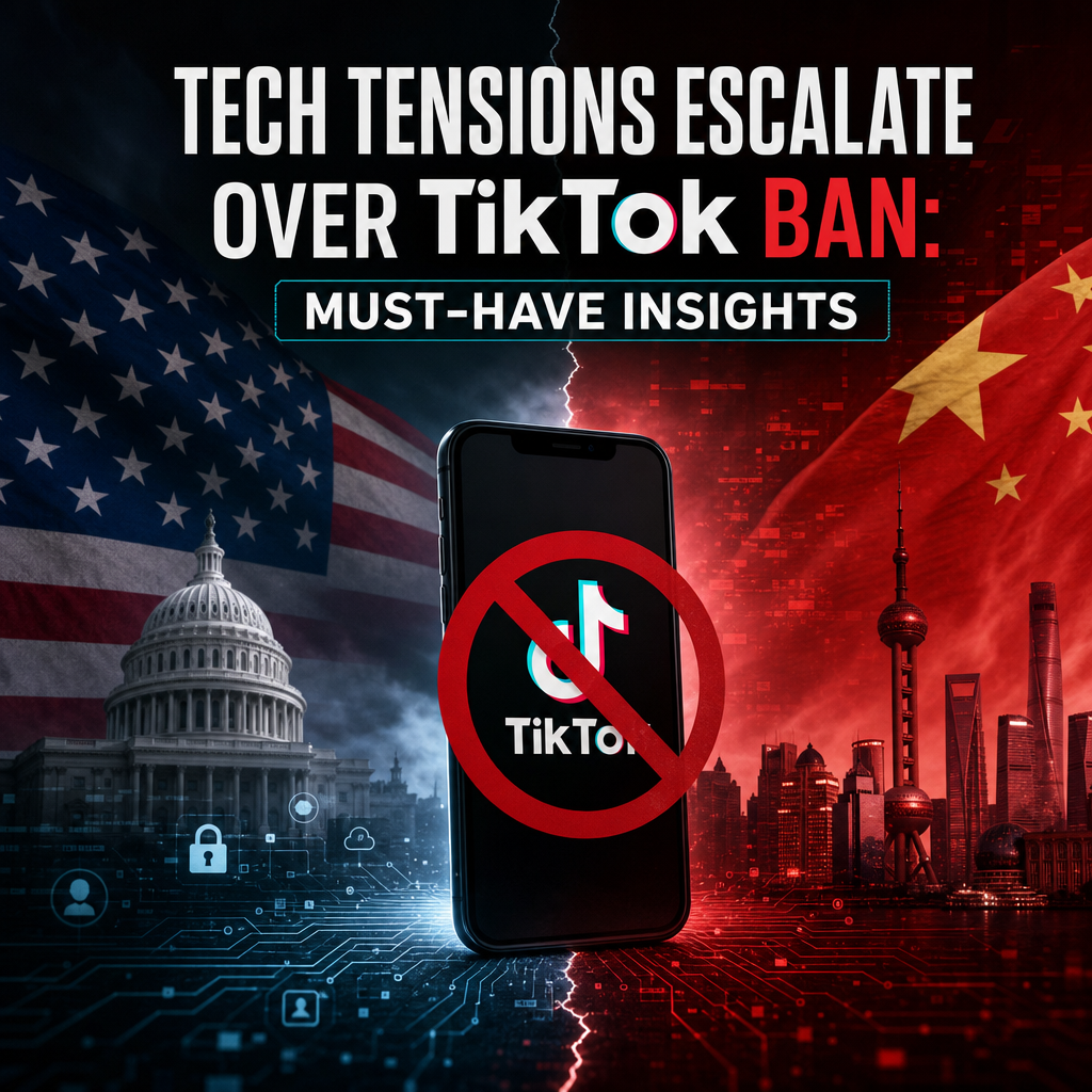 Additional Illustration of Tech Tensions Escalate Over TikTok Ban: Must-Have Insights
