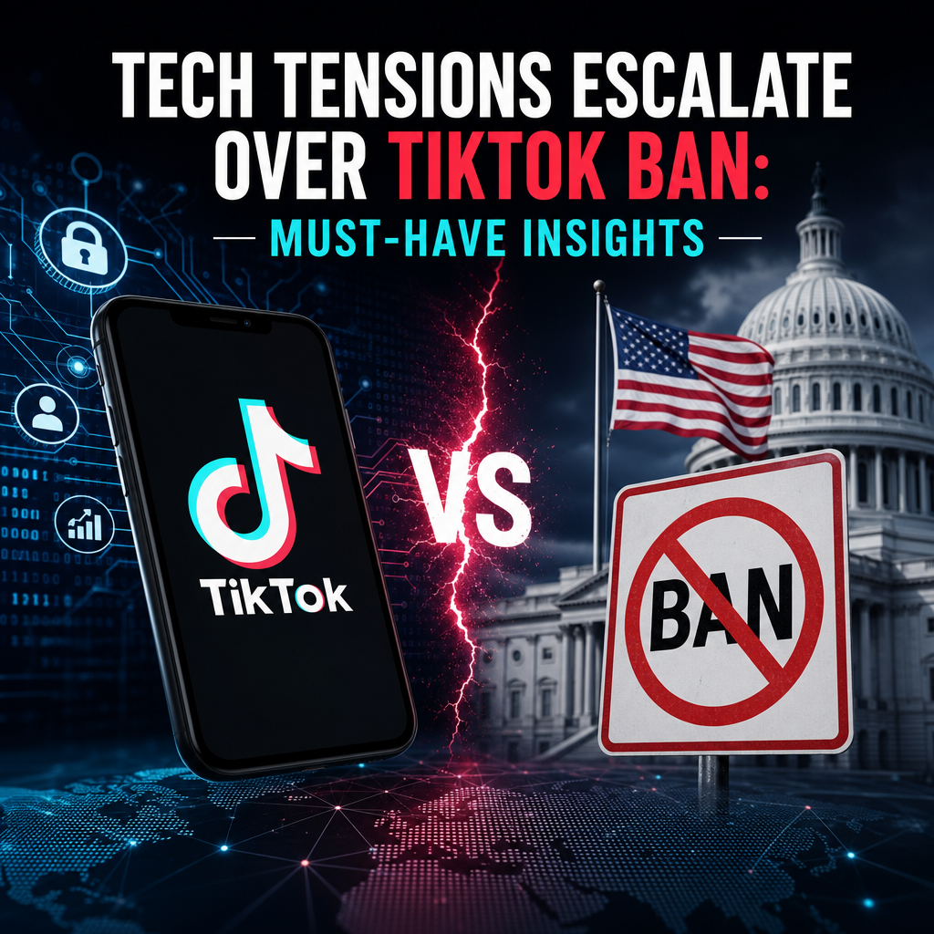 Additional Illustration of Tech Tensions Escalate Over TikTok Ban: Must-Have Insights