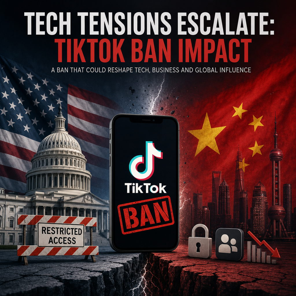 Additional Illustration of Tech Tensions Escalate: TikTok Ban Impact