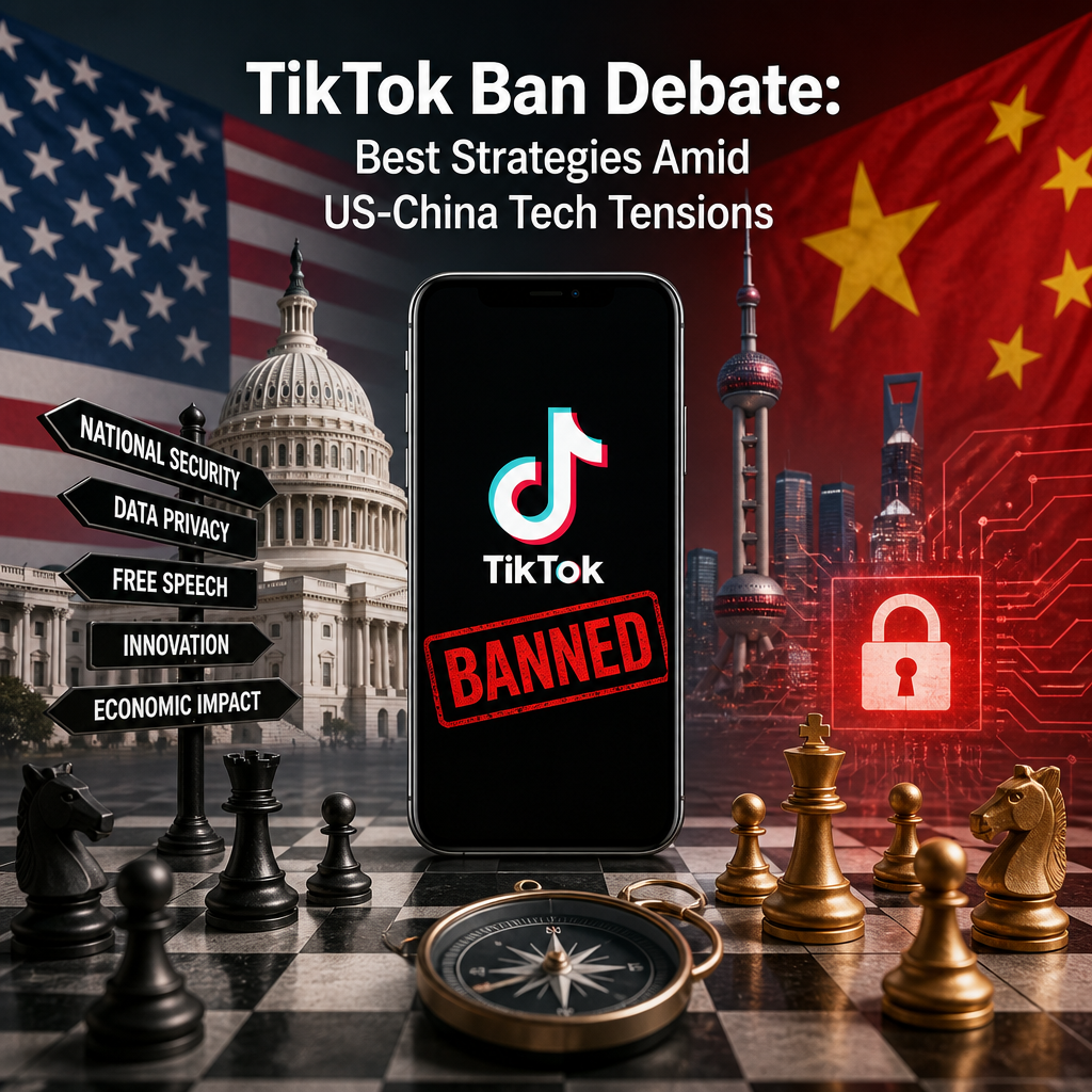 Additional Illustration of TikTok Ban Debate: Best Strategies Amid US-China Tech Tensions
