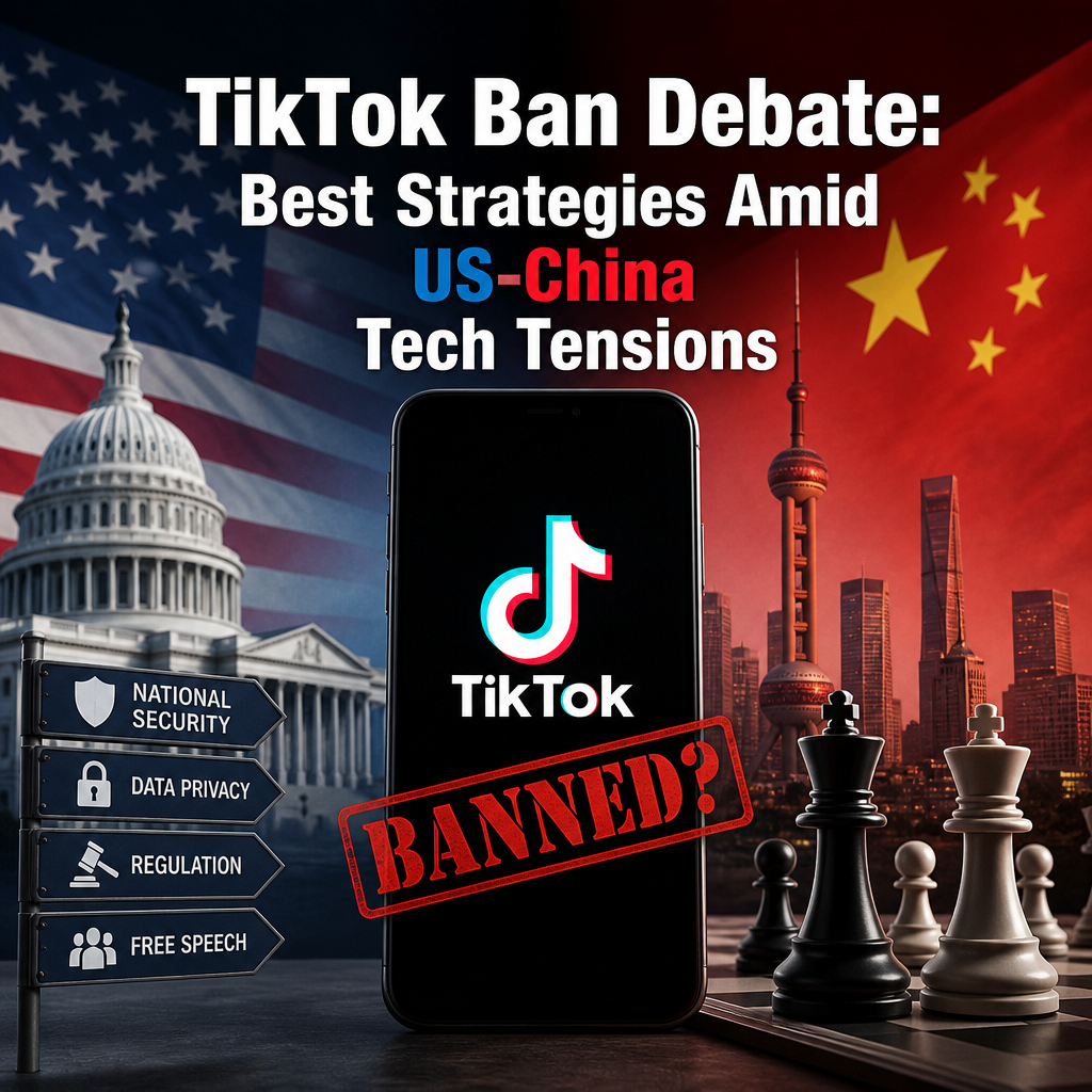 Additional Illustration of TikTok Ban Debate: Best Strategies Amid US-China Tech Tensions