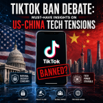Illustration of TikTok Ban Debate: Must-Have Insights on US-China Tech Tensions