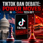 Illustration of TikTok Ban Debate: Power Moves in US-China Tech Rift