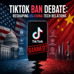 Illustration of TikTok Ban Debate: Reshaping US-China Tech Relations