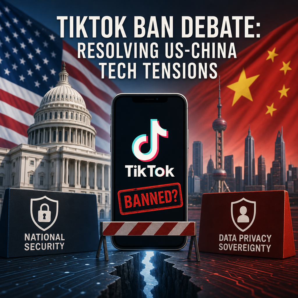 Additional Illustration of TikTok Ban Debate: Resolving US-China Tech Tensions