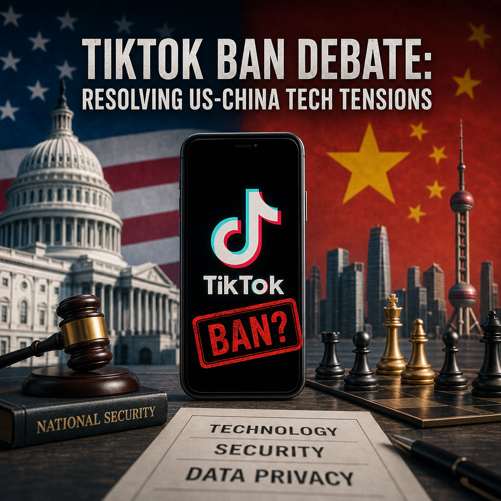 Additional Illustration of TikTok Ban Debate: Resolving US-China Tech Tensions
