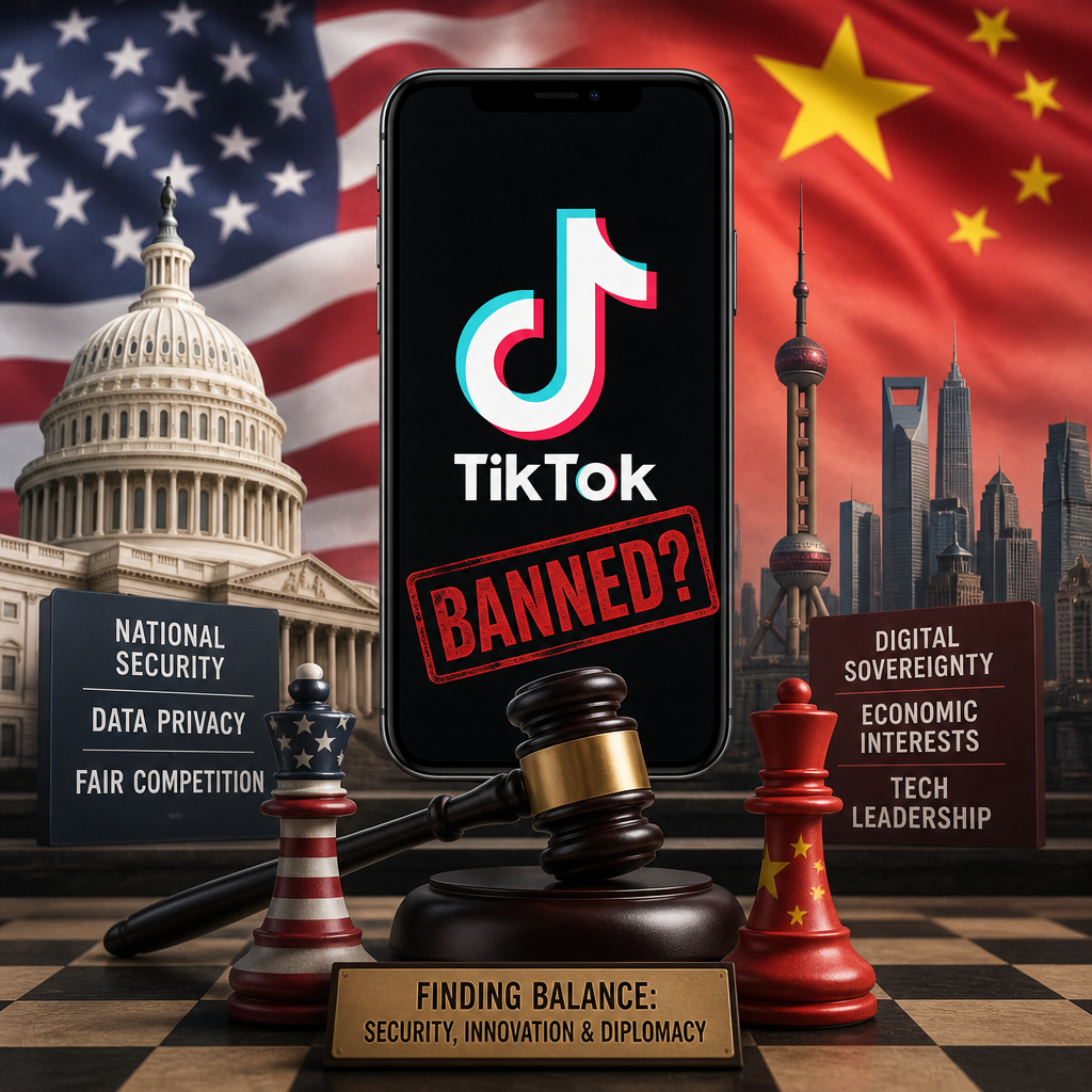 Additional Illustration of TikTok Ban Debate: Resolving US-China Tech Tensions